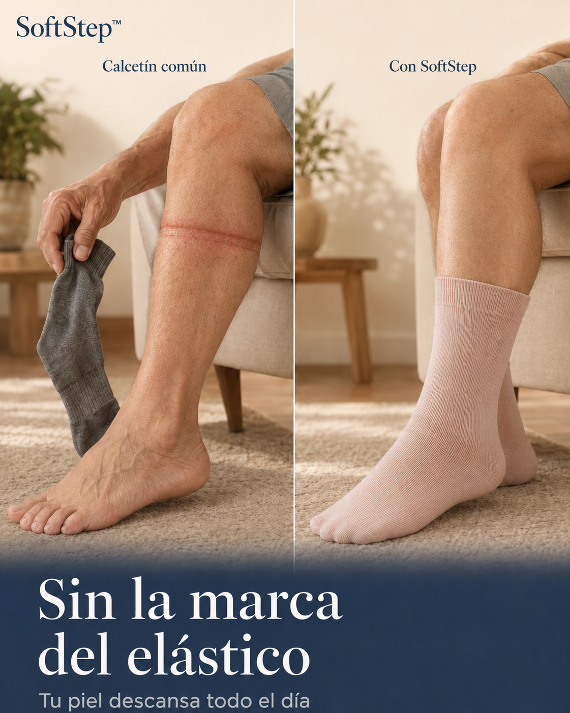 SoftStep™ Calcetines de confort tipo diabético (10 pares+ 2 pares de Regalo 🎁)